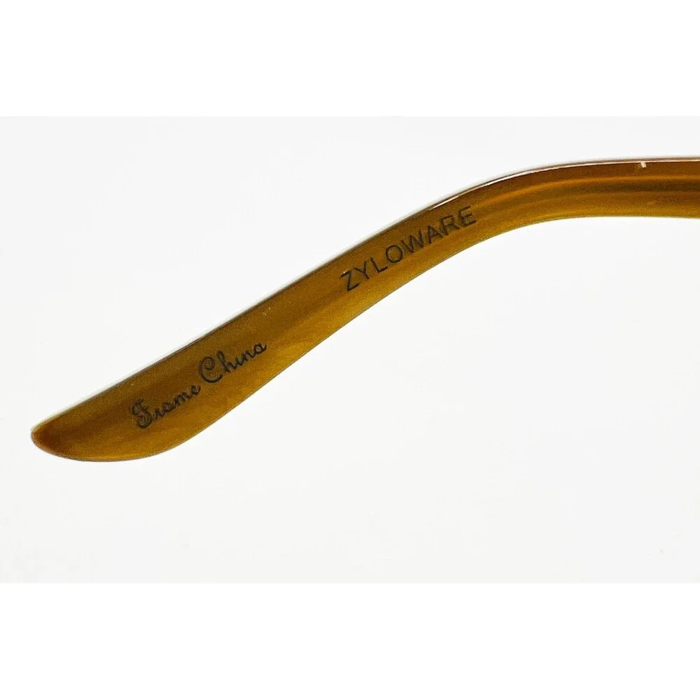 Daisy Fuentes Eyeglasses Women Brown Donella 183 Zebra Pattern 53-16-135